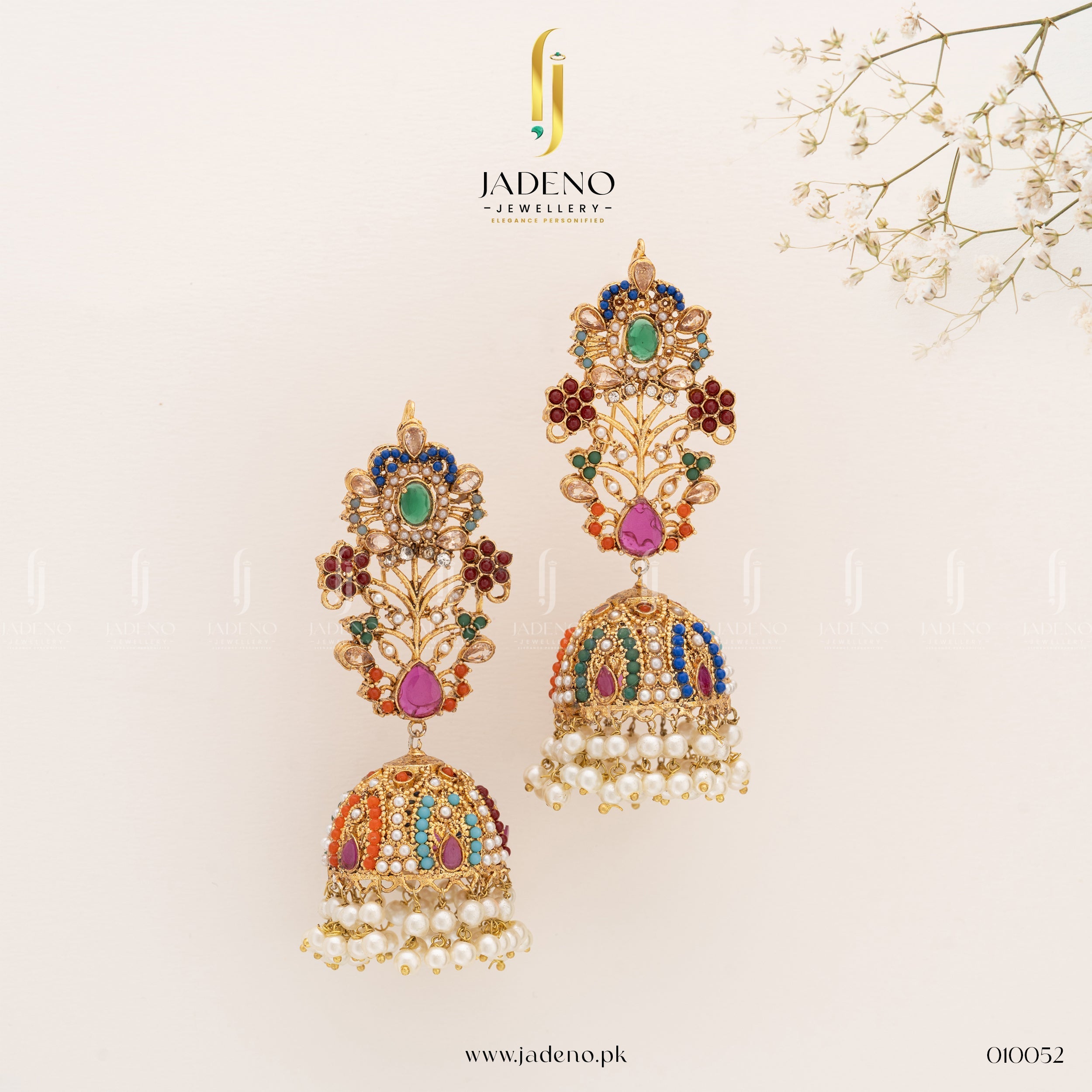 Delicate Trendy Nauratan Jhumka