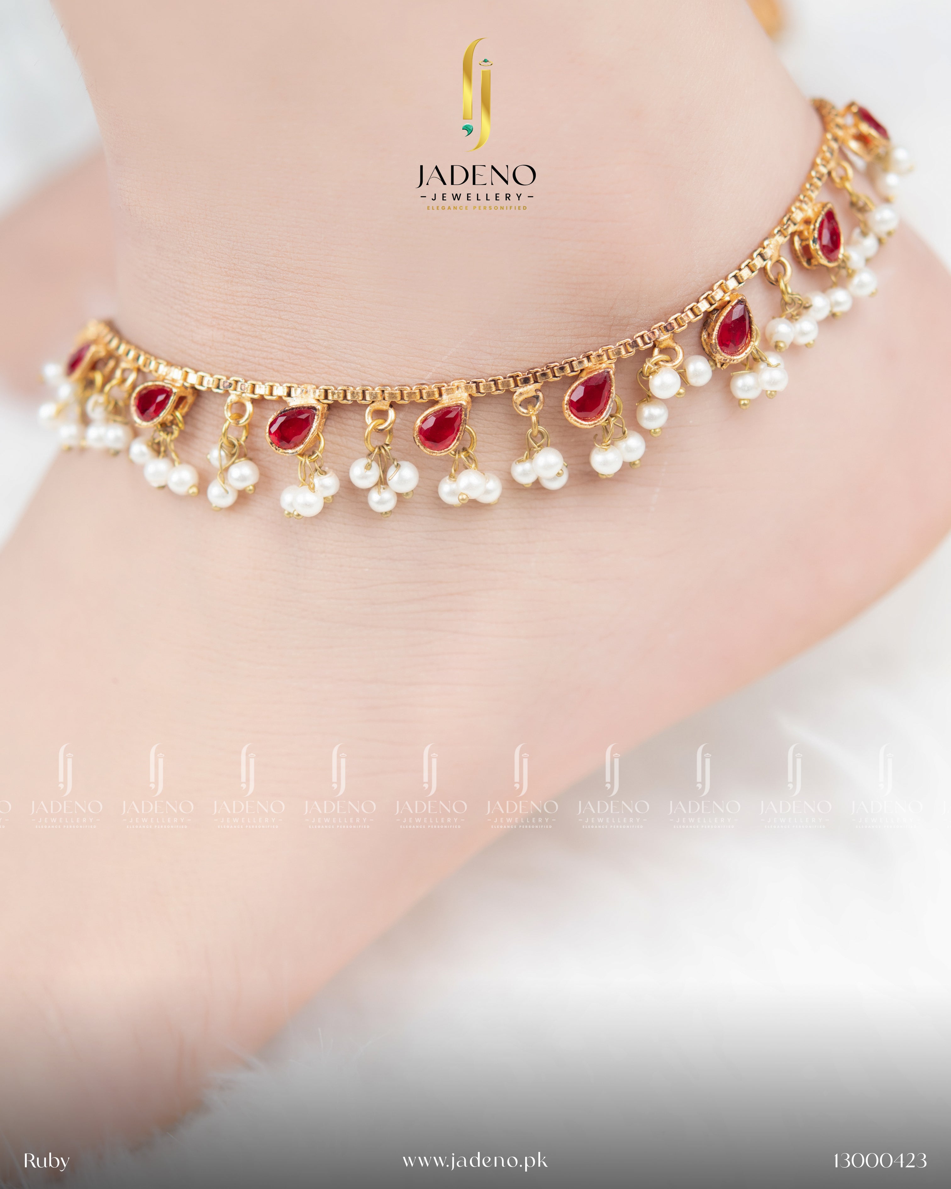 The Statement Beads Anklets (Pazaib)