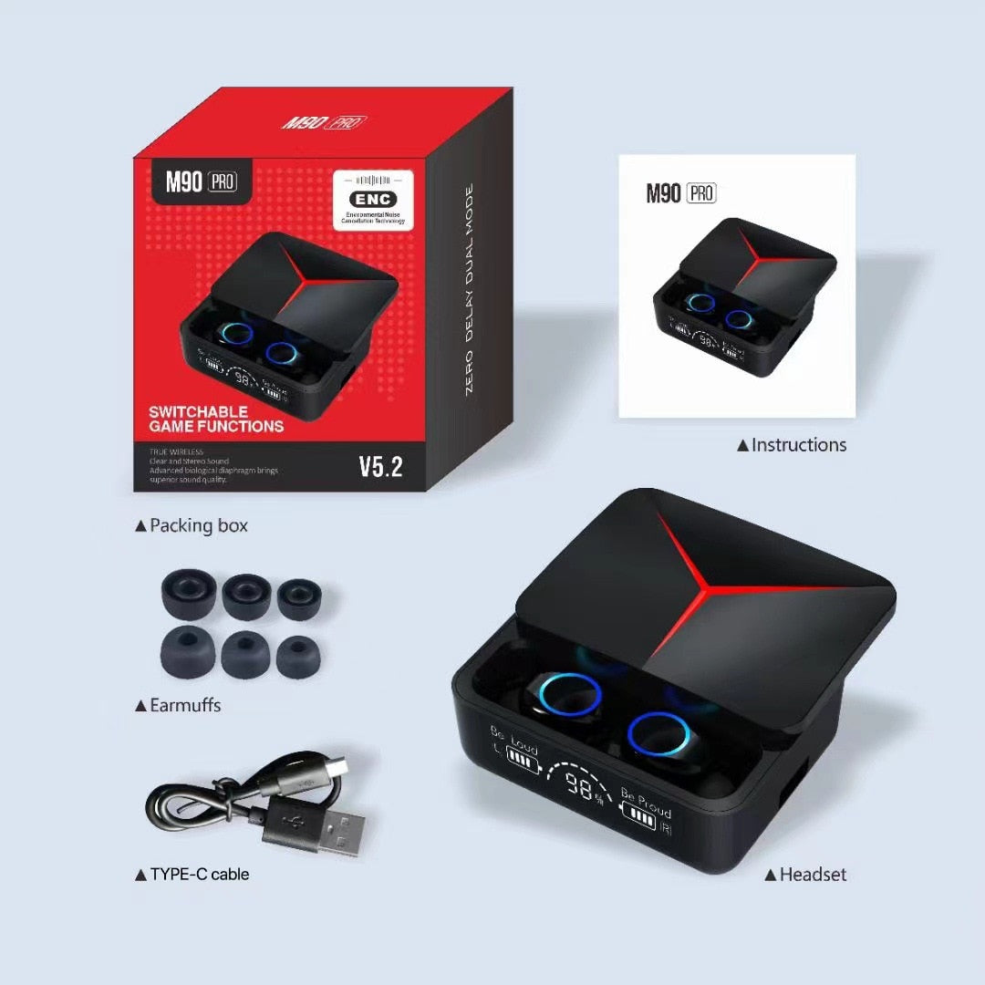 Wireless Gaming Earbuds M90pro