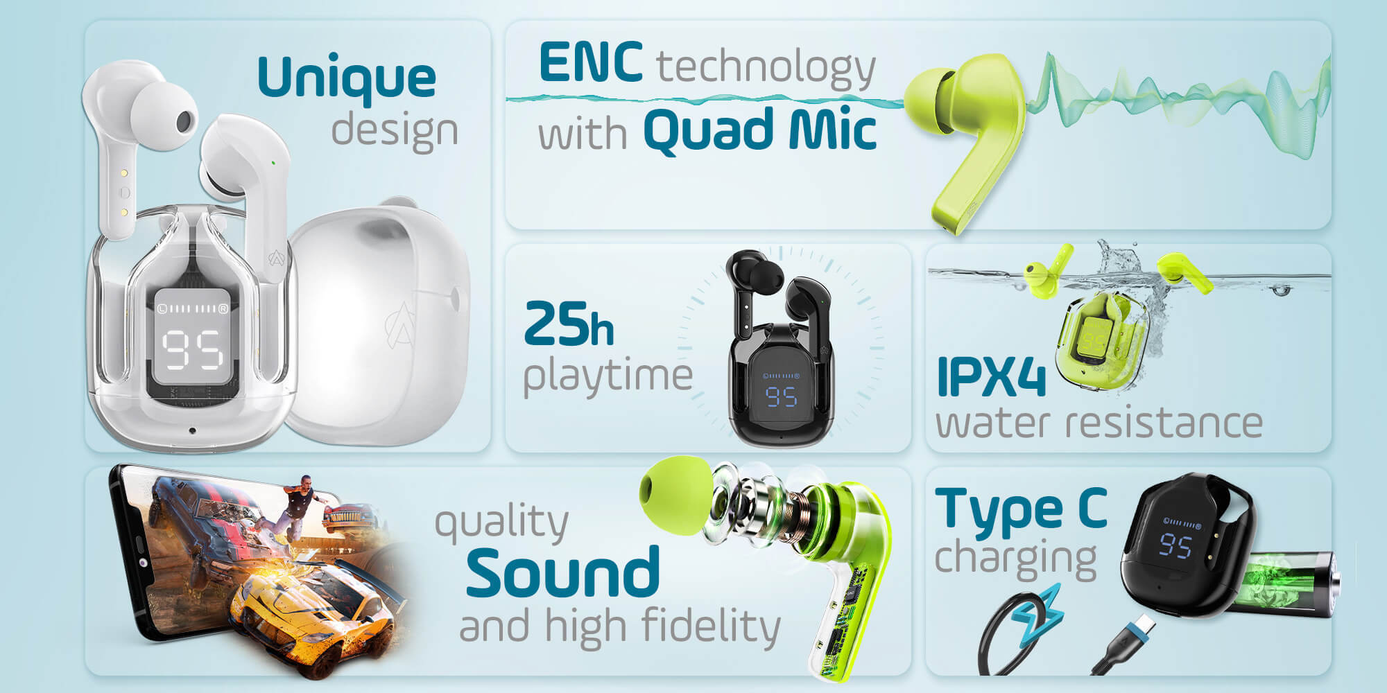 AIR 31  EAR Buds BLUETOOTH Premium Quality.