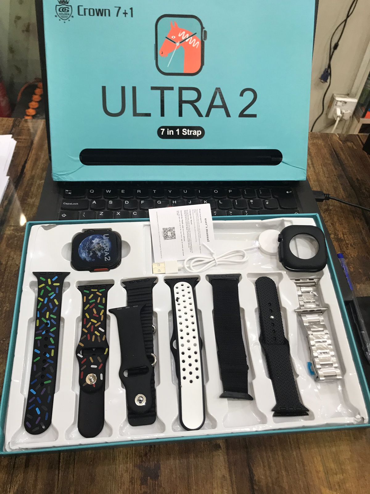 Crown Ultra2 (7 in 1) Smart Watch